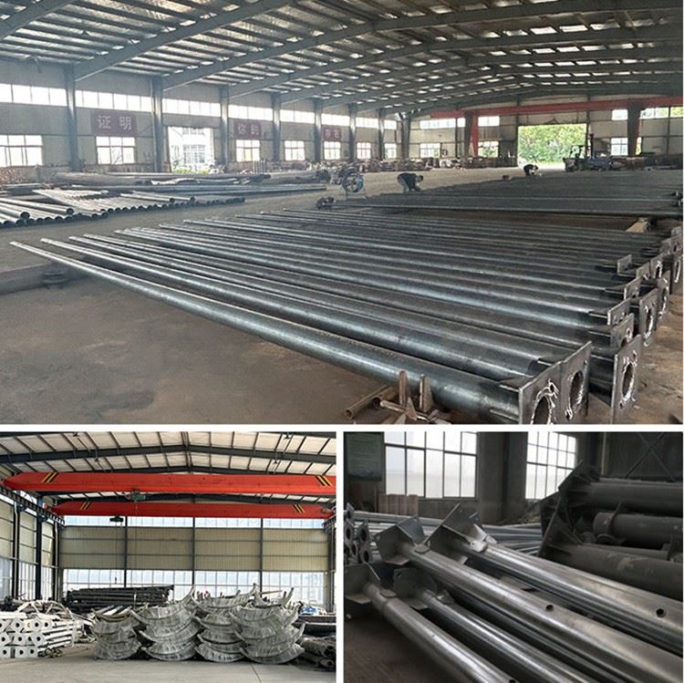 Steel Street Light Poles Ranging From 4 To 12 Meters in Height high quality